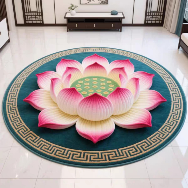 VIKAMA Chinese Style round Rug - огляд і ціна Camping Outdoor Or Indoor