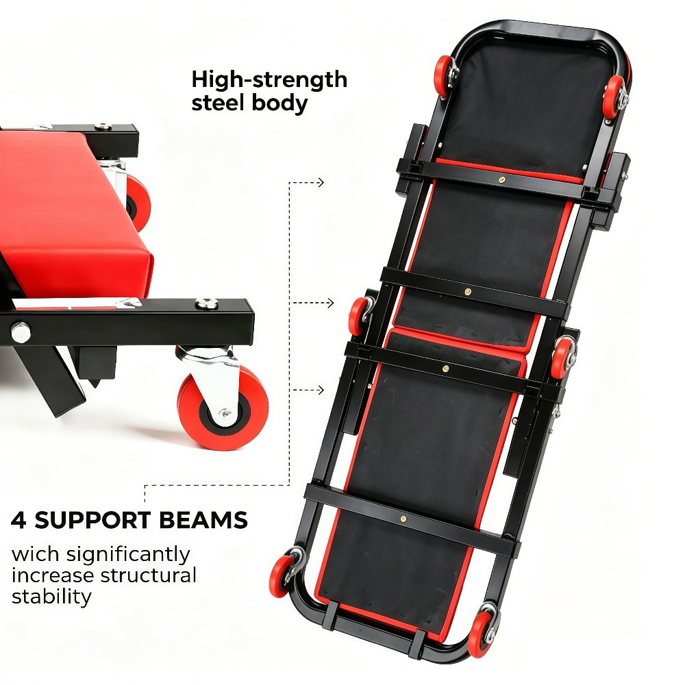 1Pcs Mechanic Creeper, Garage  - огляд і ціна Folding Chair