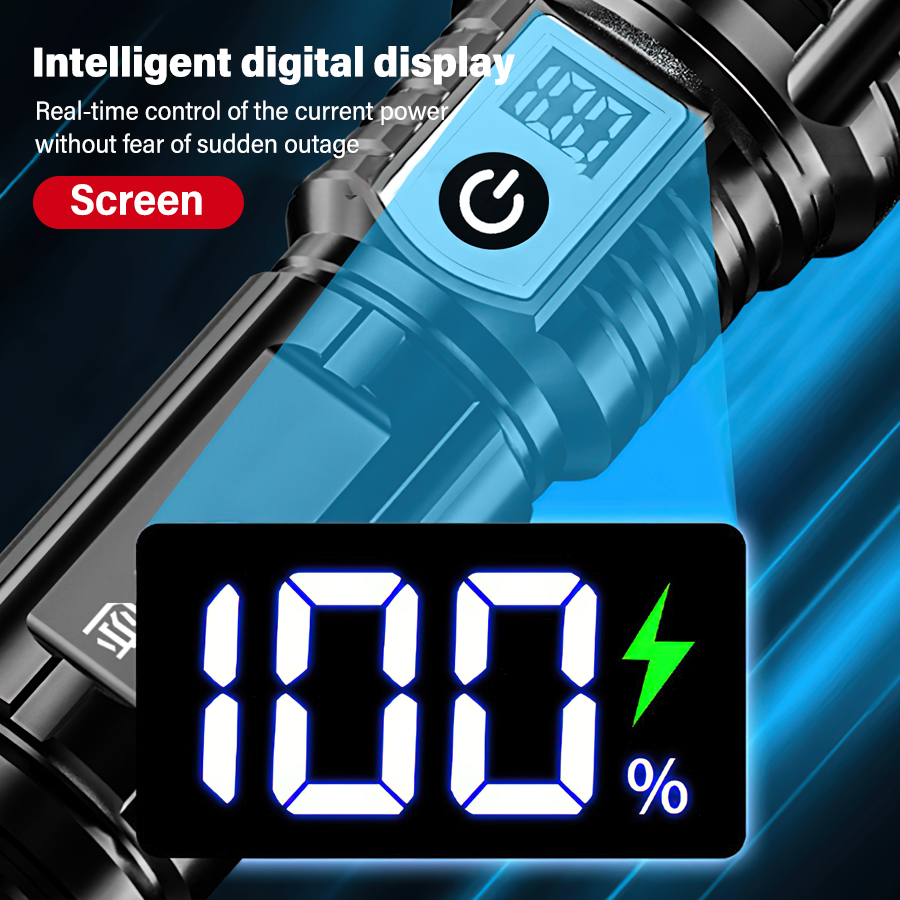High Power 200000LM LED Flashl - огляд і ціна Outdoor Camping Lighting