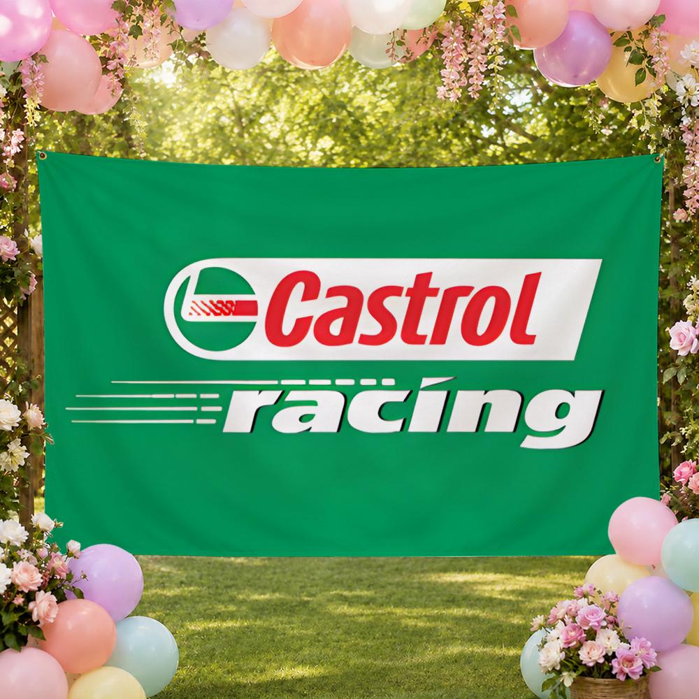 Auto Brand C-Castrol Flags Fan - огляд і ціна Outdoor Camping Brand