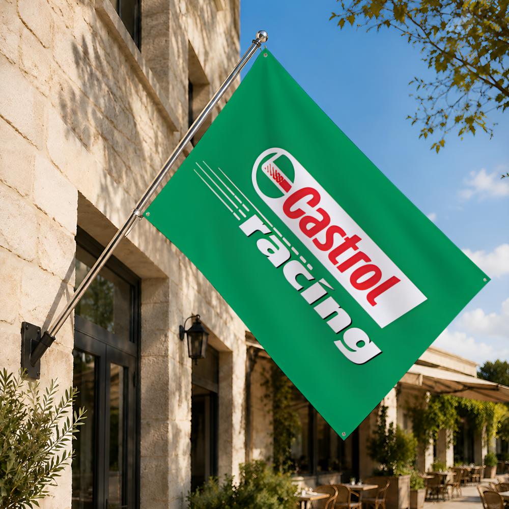 Auto Brand C-Castrol Flags Fan - огляд і ціна Outdoor Camping Brand