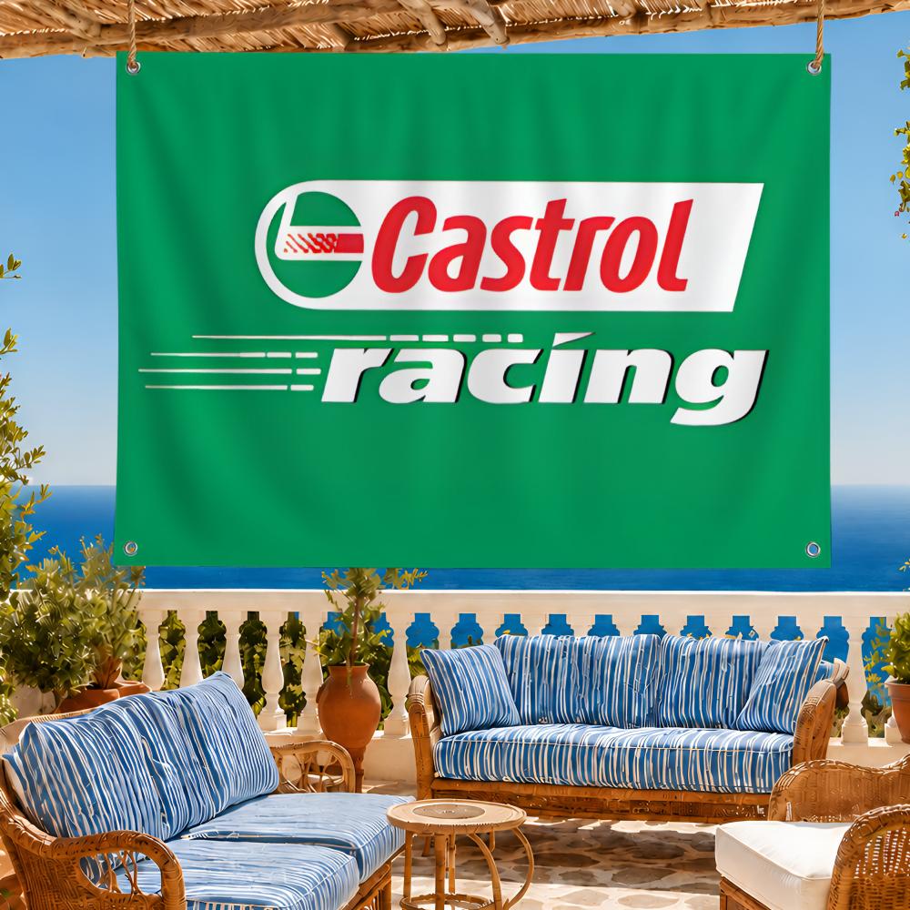Auto Brand C-Castrol Flags Fan - огляд і ціна Outdoor Camping Brand