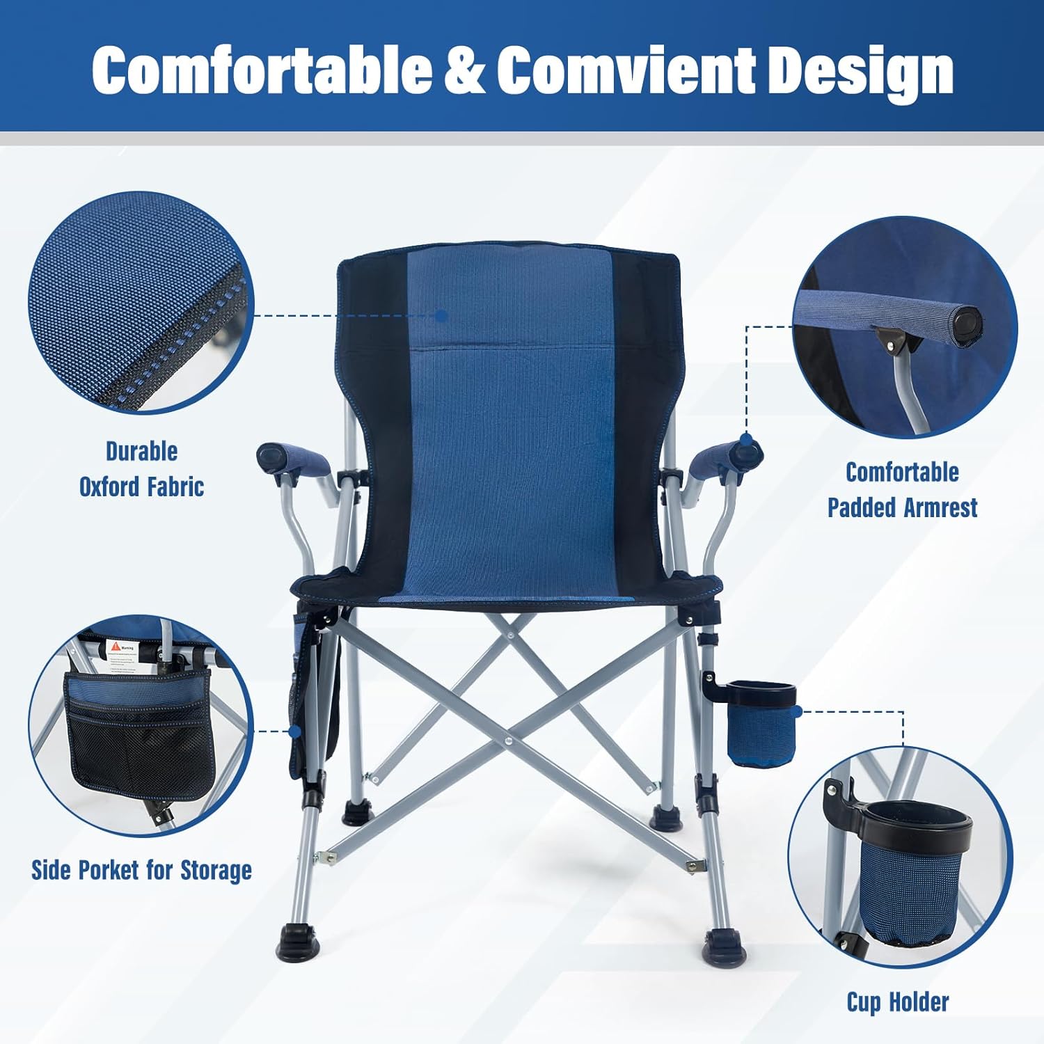 Factory Wholesale Outdoor Port - огляд і ціна Folding Chair
