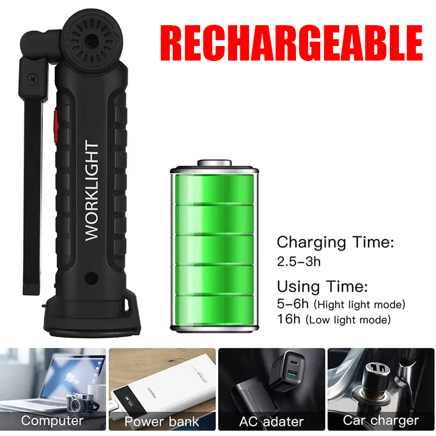 Portable LED Flashlight with M - огляд і ціна Outdoor Camping Lighting