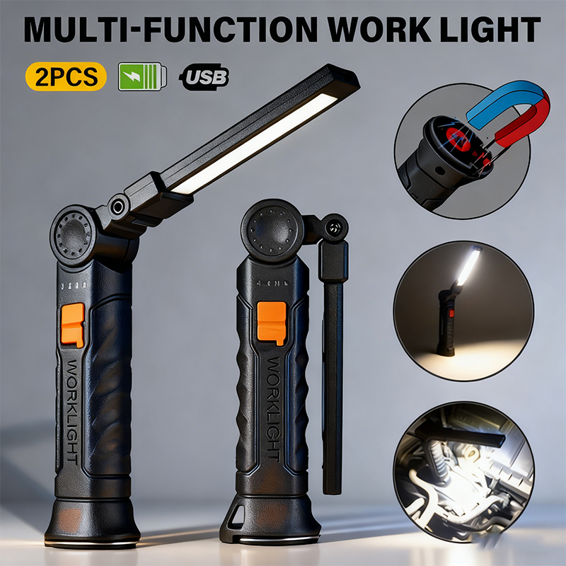 Portable COB LED Flashlight US - огляд і ціна Outdoor Camping Light Portable