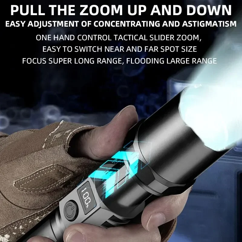 Powerful Led Handheld Flashlig - огляд і ціна Outdoor Camping Light Portable
