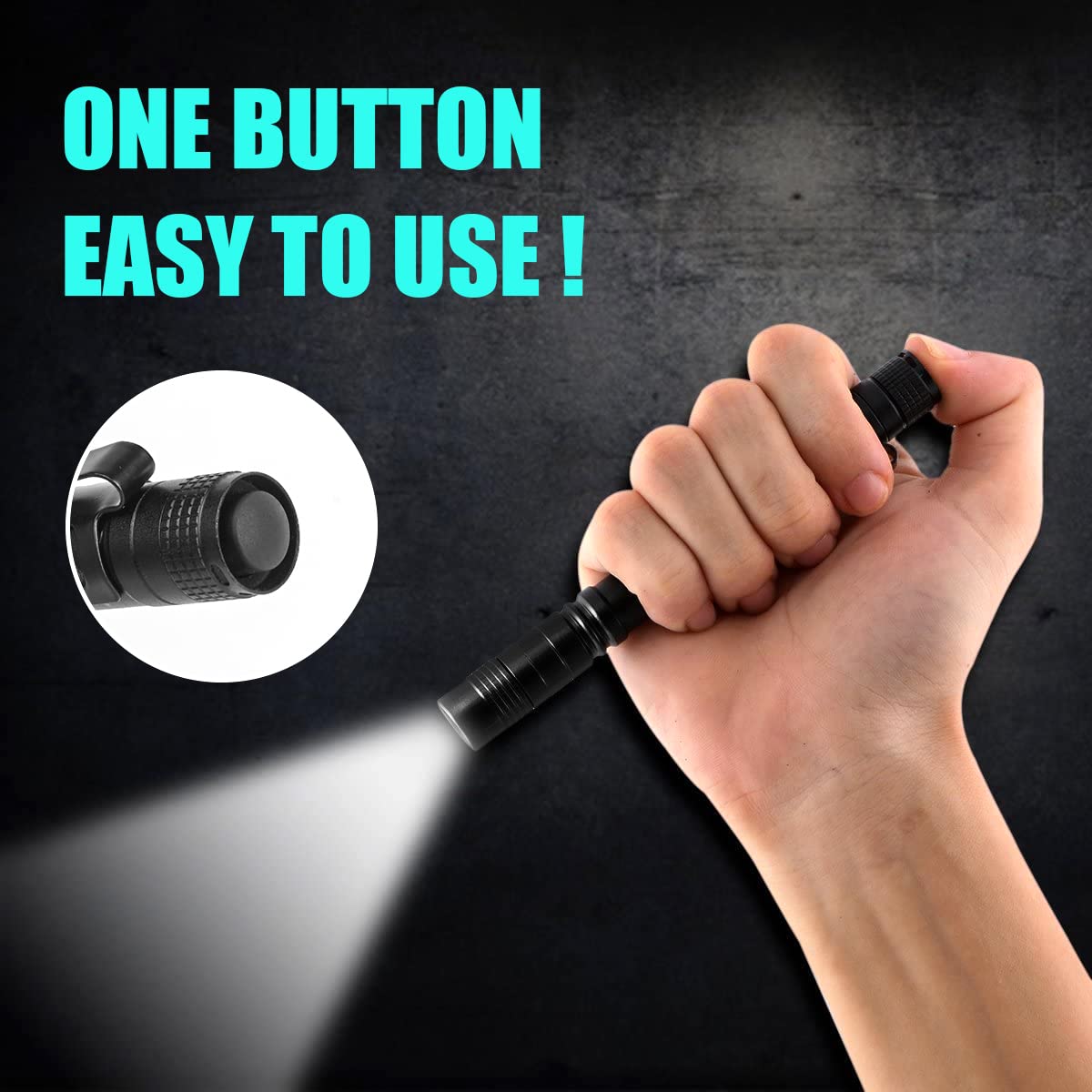 Portable Mini LED Pen Flashlig - огляд і ціна Outdoor Camping Light Portable