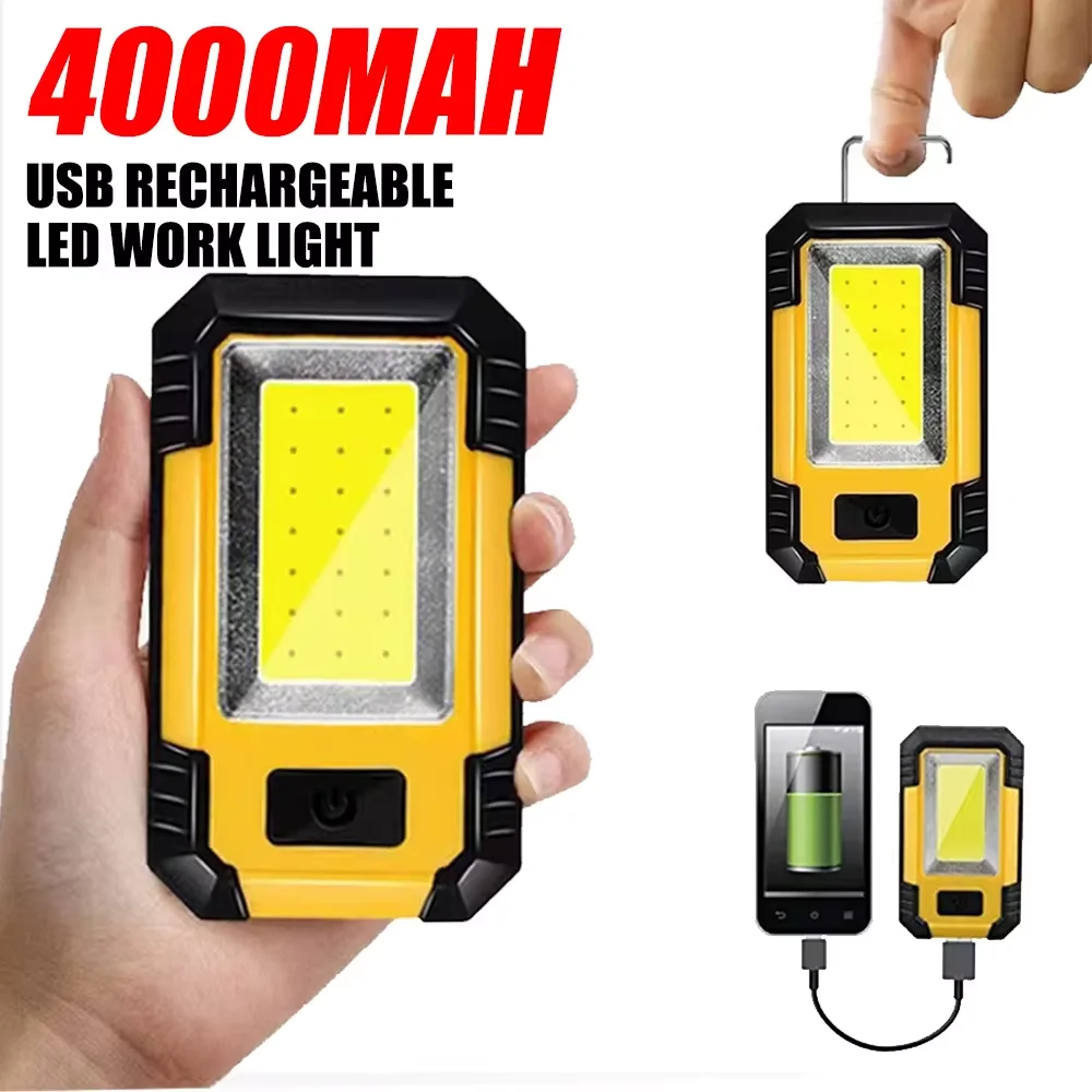 Rechargeable 4000MaH Work Ligh - огляд і ціна Outdoor Camping Light Portable