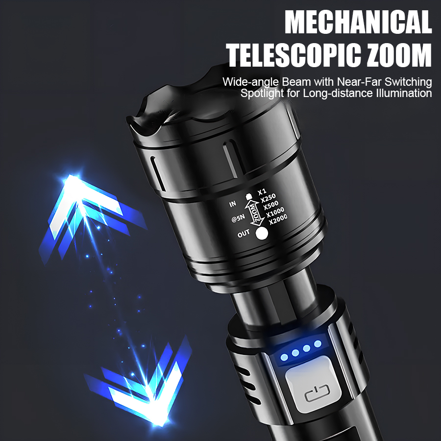 High Power P50 LED Flashlight  - огляд і ціна Outdoor Camping Lighting