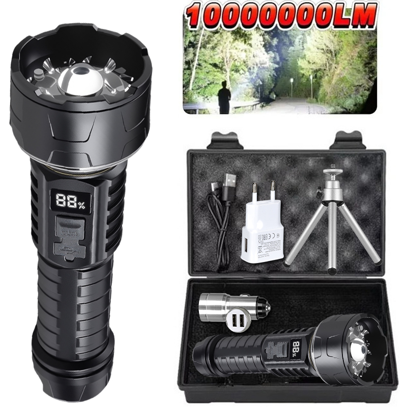 COB LED Flashlight Rechargeabl - огляд і ціна Outdoor Camping Lighting