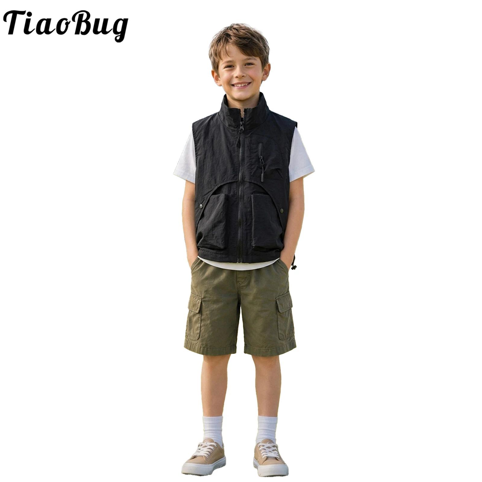 Kids Boys Fashion Zipper Cargo - огляд і ціна Outdoor Camping Kids Activities