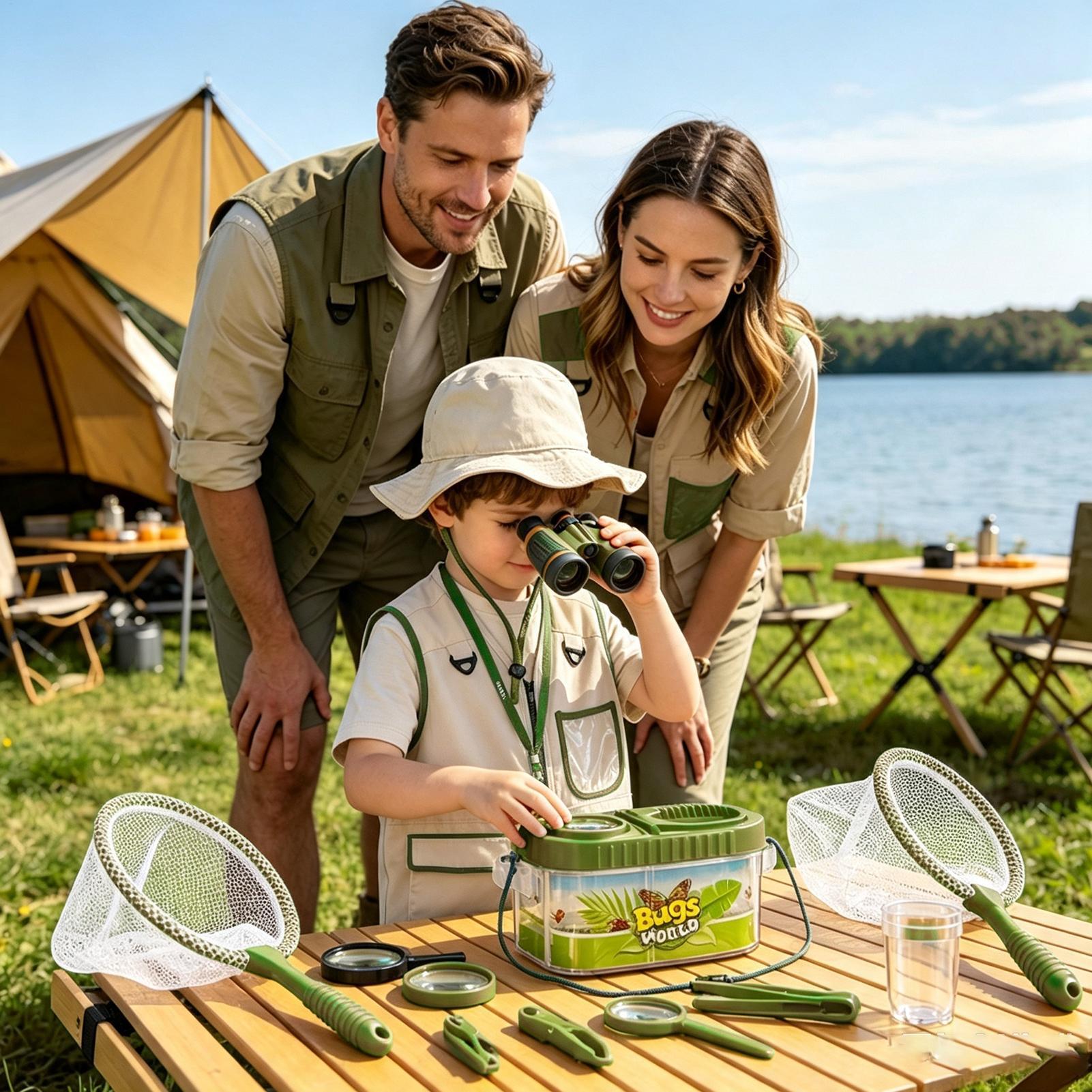 Kids Adventure Kit With Magnif - огляд і ціна Outdoor Camping Kids Activities