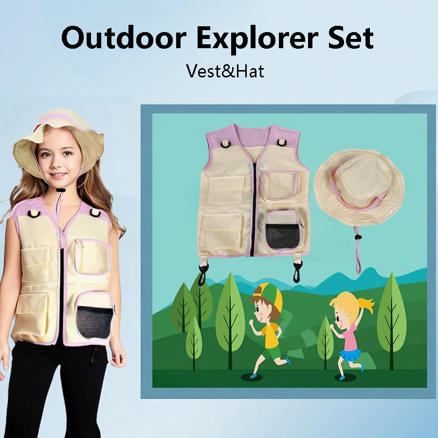 Children Explorer Vest Hat Sui - огляд і ціна Outdoor Camping Kids Activities