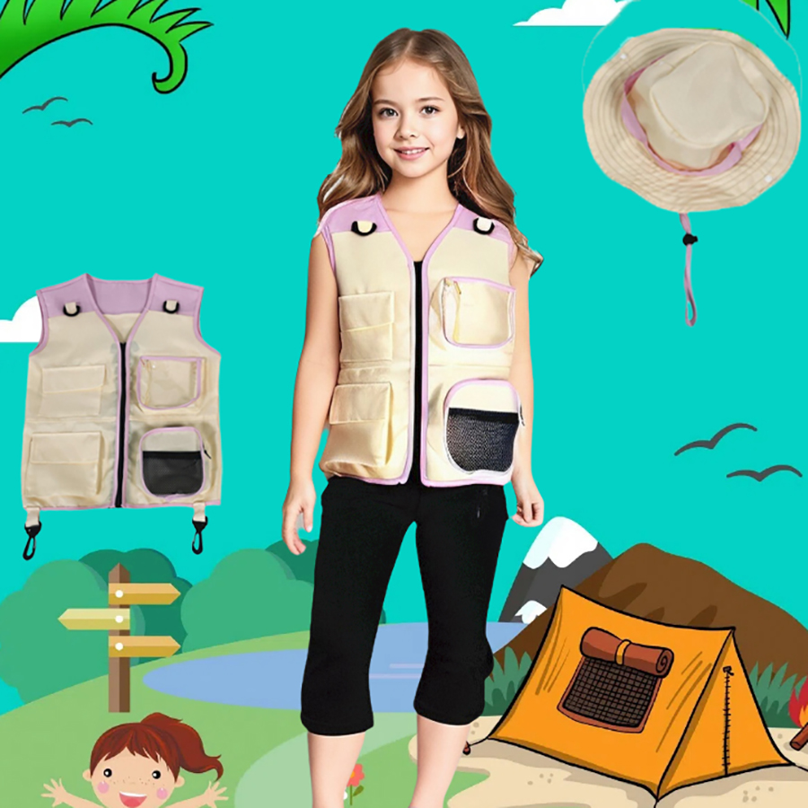 Children Explorer Vest Hat Sui - огляд і ціна Outdoor Camping Kids Activities
