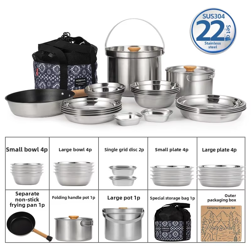 NOBANA Newest Outdoor Stainles - огляд і ціна Outdoor Camping Kitchen Table