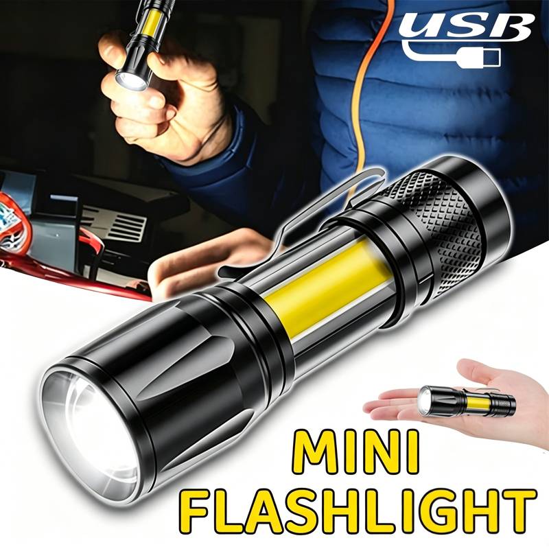 Mini LED Flashlight COB Floodl - огляд і ціна Outdoor Camping Light Portable