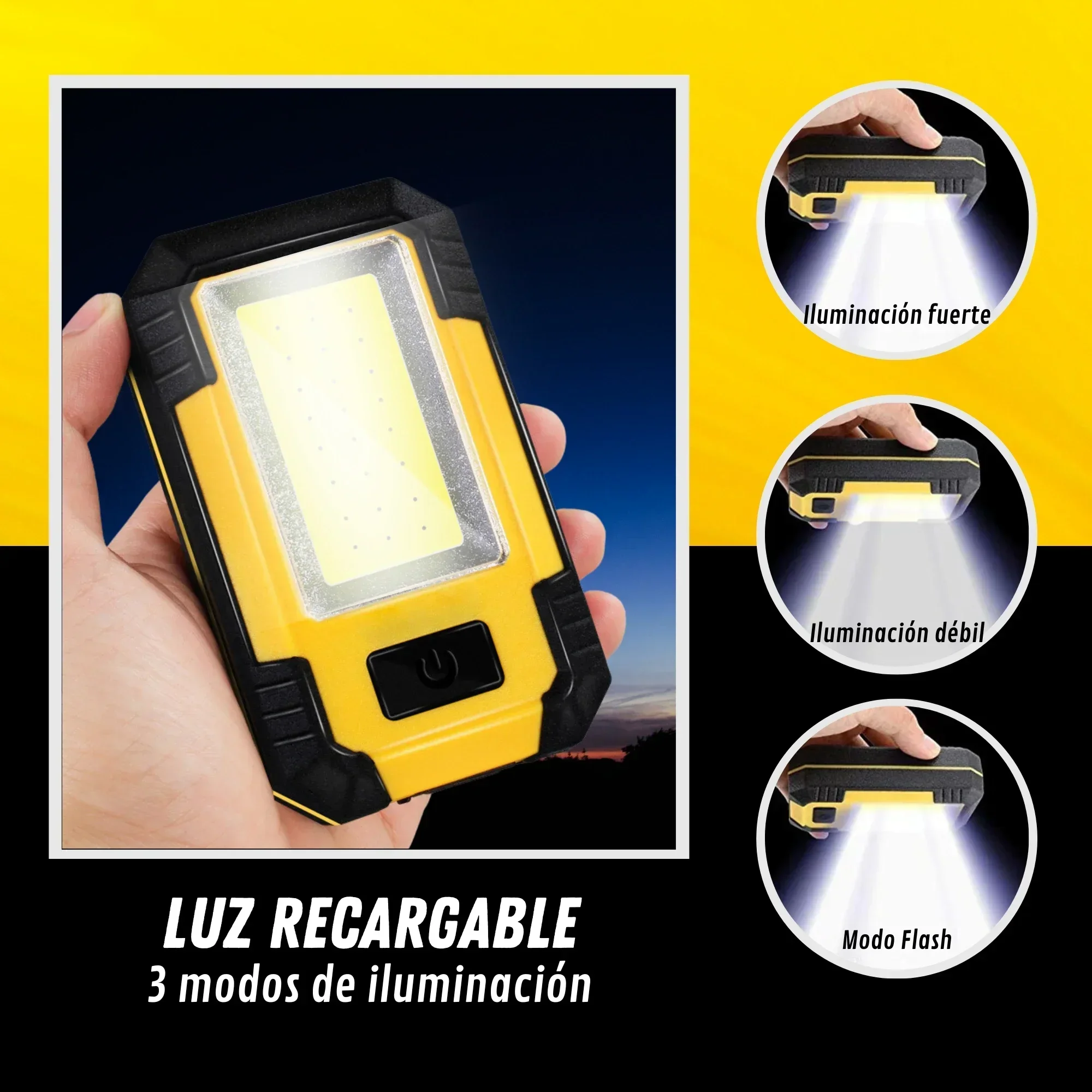 Portable 4000MaH Rechargeable  - огляд і ціна Outdoor Camping Light Portable