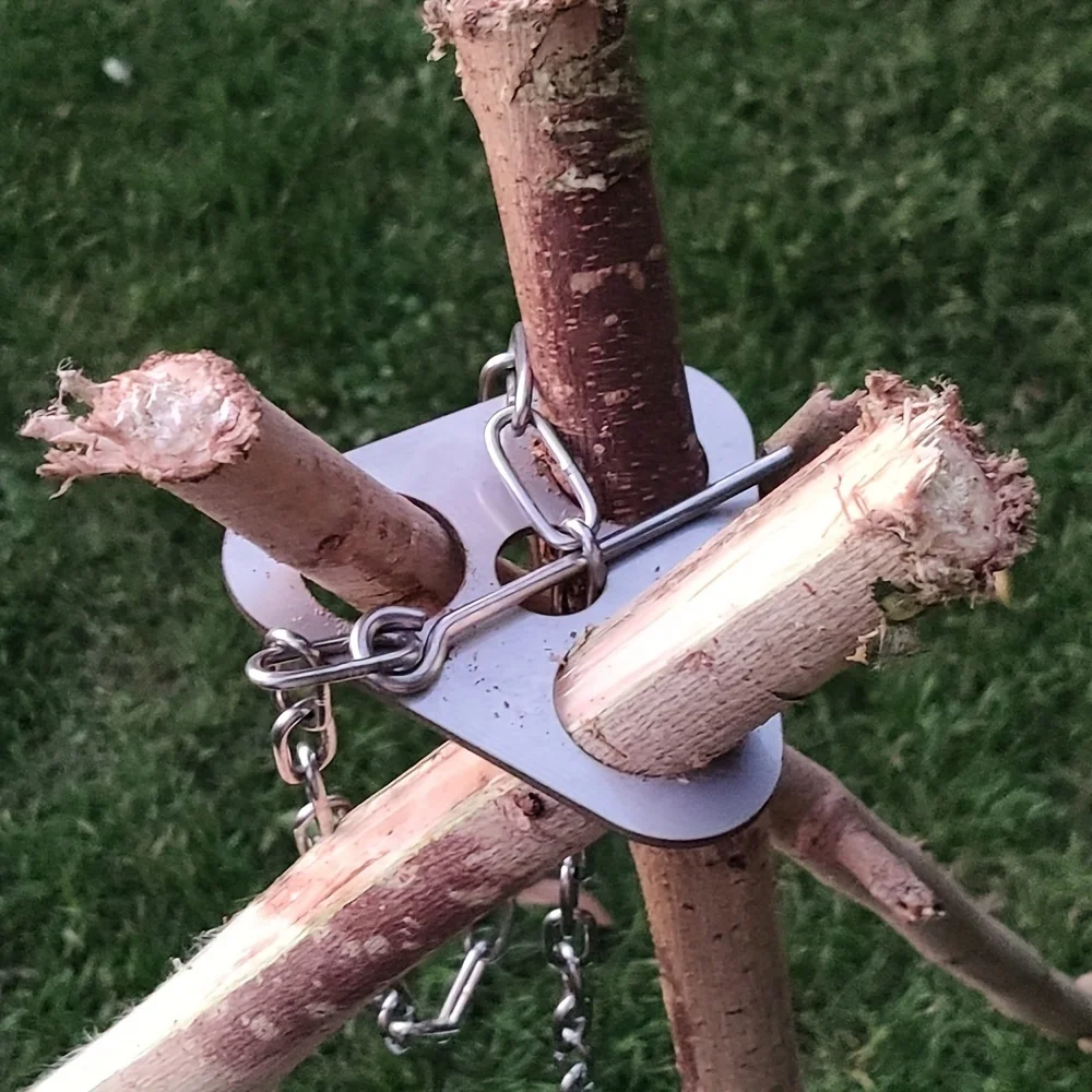 Stainless Steel Camping Tripod - огляд і ціна Outdoor Camping Kitchen Table