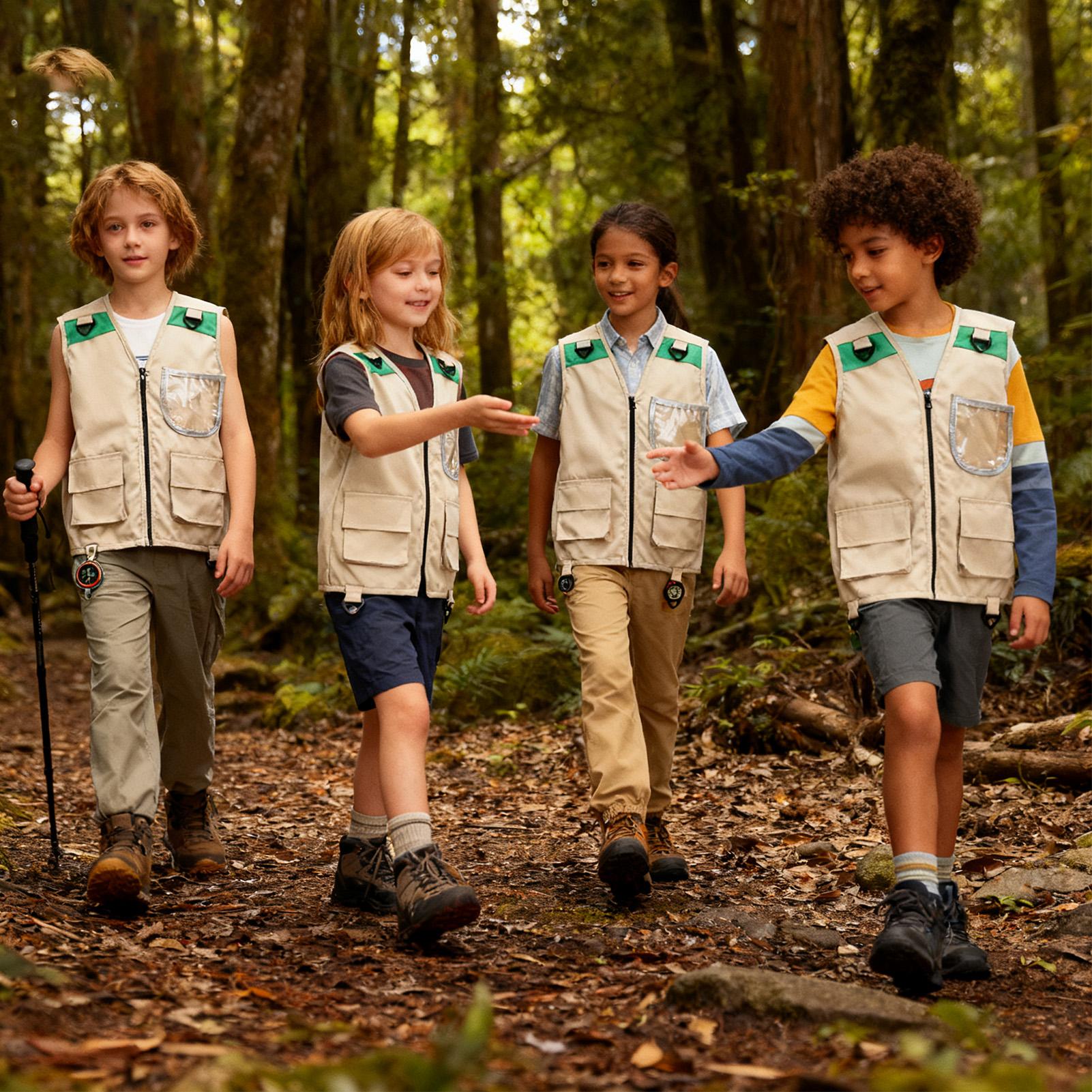 Kids Cargo Vest Sleeveless Cos - огляд і ціна Outdoor Camping Kids Activities