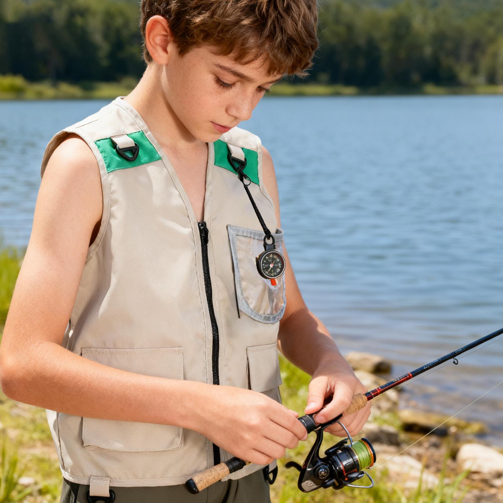 Kids Cargo Vest Sleeveless Cos - огляд і ціна Outdoor Camping Kids Activities
