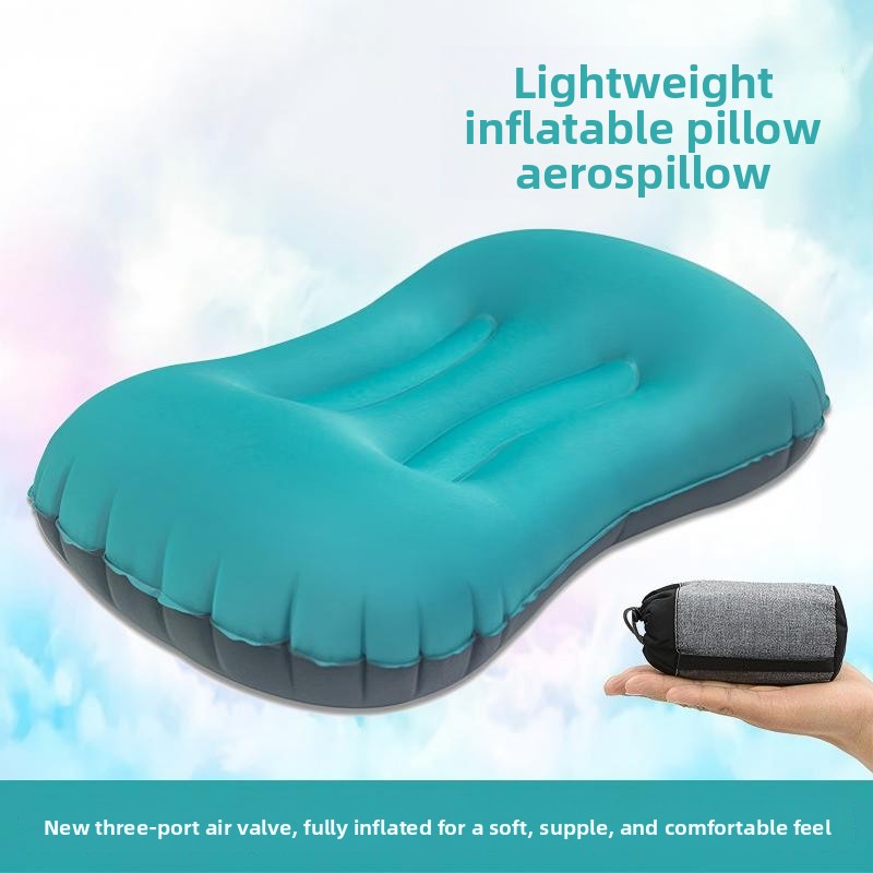 Portable Inflatable Travel Pil - огляд і ціна Camp Pillow Compressible