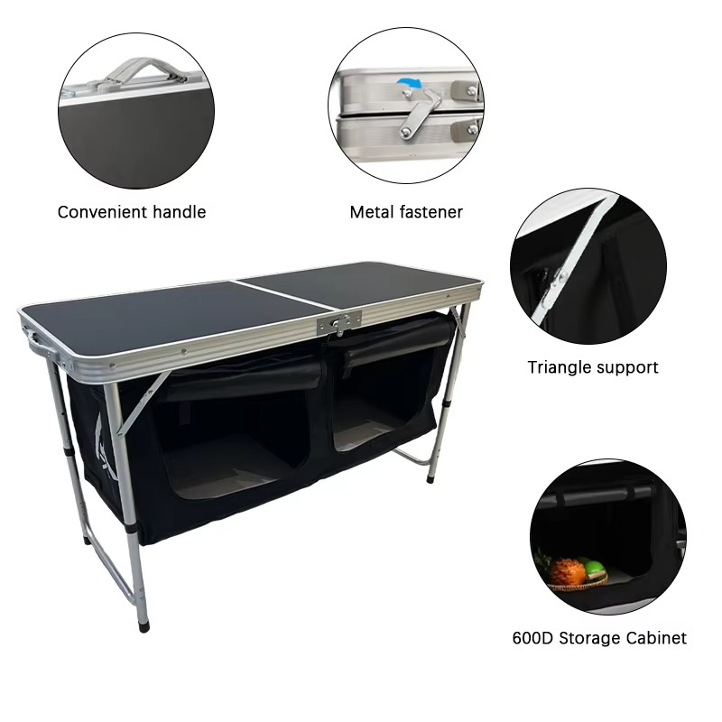 Portable aluminum alloy foldin - огляд і ціна Outdoor Camping Kitchen Table