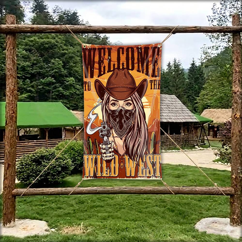 Retro Texas Western Cowboy Fla - огляд і ціна Outdoor Camping In Texas