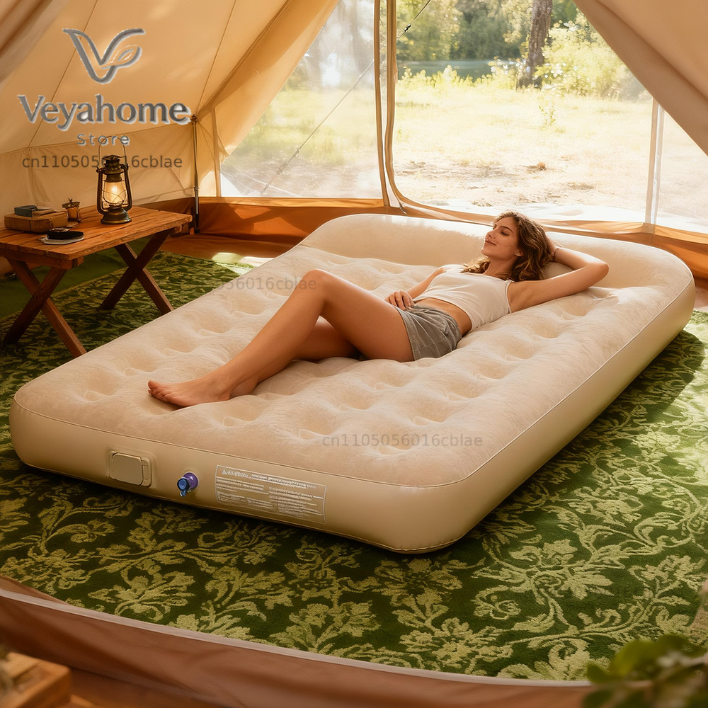 New Air Mattress Built-in Pump - огляд і ціна Camping Outdoor Or Indoor
