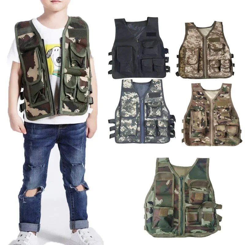 Kids Tactical Vest Army Fans O - огляд і ціна Outdoor Camping Kids Activities