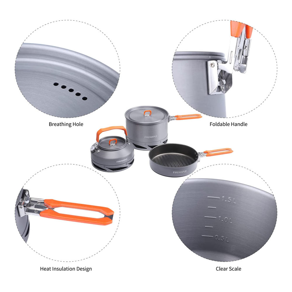 Fire Maple Camping Cookware Ut - огляд і ціна Outdoor Camping Kitchen Table