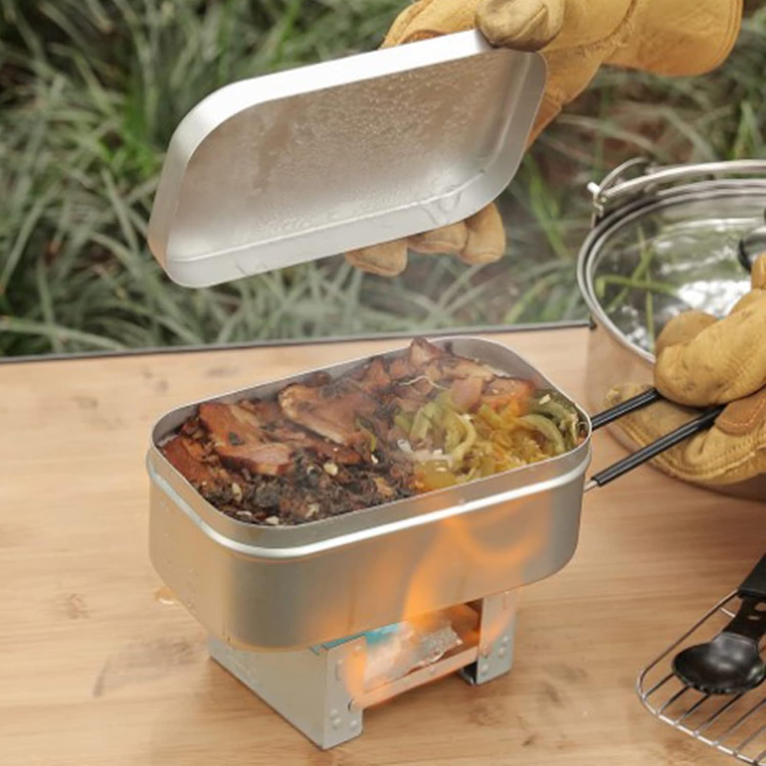 Foldable Bento Box Handle, Lun - огляд і ціна Outdoor Camping World
