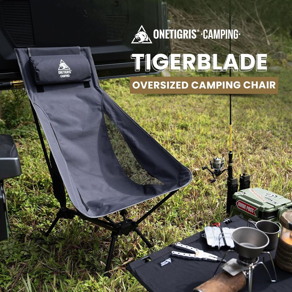 Tigerblade High Back Camping C - огляд і ціна Folding Chair