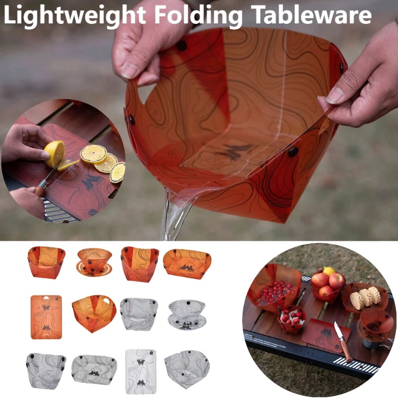 Foldable Camping Tableware Por - огляд і ціна Outdoor Camping Kitchen Table