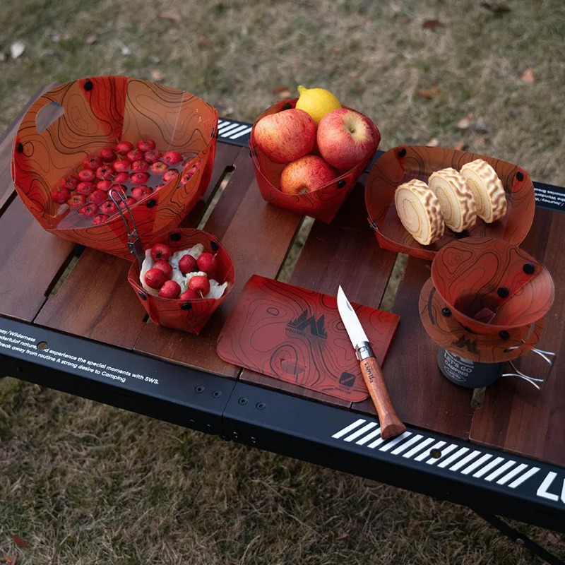 Foldable Camping Tableware Por - огляд і ціна Outdoor Camping Kitchen Table